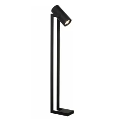 Straluma Moderne LED vloerlamp mat zwart met kantelbare spot> Vloerlampen|LED Vloerlampen