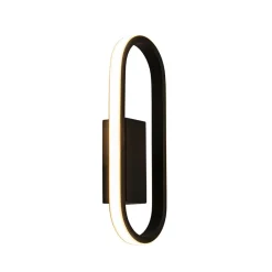 Straluma Moderne LED wandlamp zwart> Plafondlampen|Wandlampen