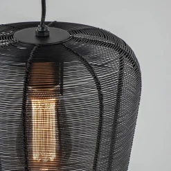 Straluma Moderne 3-lichts eettafelhanglamp Adeta mat zwart></noscript> Eettafellampen|Light and Living