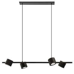 Straluma Moderne 4-lichts hanglamp inclusief verstelbare LED spots> Hanglampen|Keukenverlichting