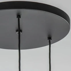 Straluma Moderne 3-lichts hanglamp zwart exclusief bronnen> Pendel Lampen|Woonkamerlampen