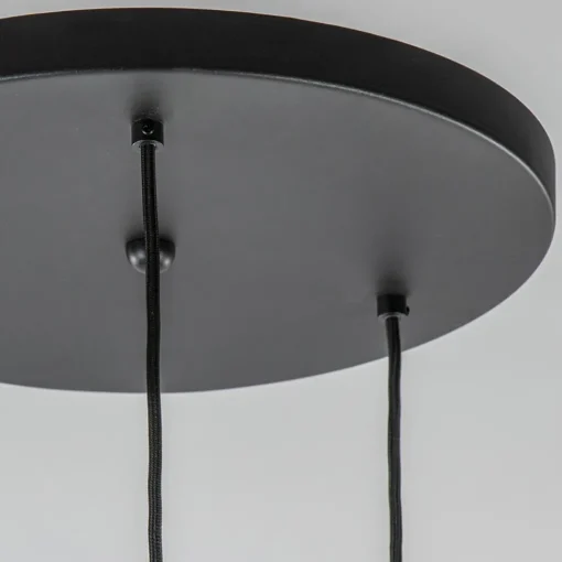 Straluma Moderne 3-lichts hanglamp zwart exclusief bronnen> Pendel Lampen|Woonkamerlampen