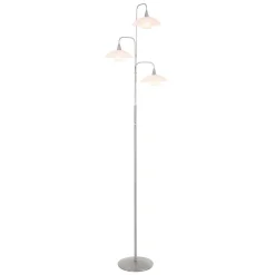 Straluma Moderne 3-lichts LED vloerlamp geborsteld staal> Vloerlampen|LED Vloerlampen