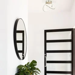 Straluma Moderne plafondlamp nikkel inclusief 3-standen dimbaar LED><noscript><img width=