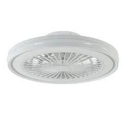 Straluma Moderne plafondventilator wit inclusief LED en color> Plafondlampen|Plafondventilatoren met lamp