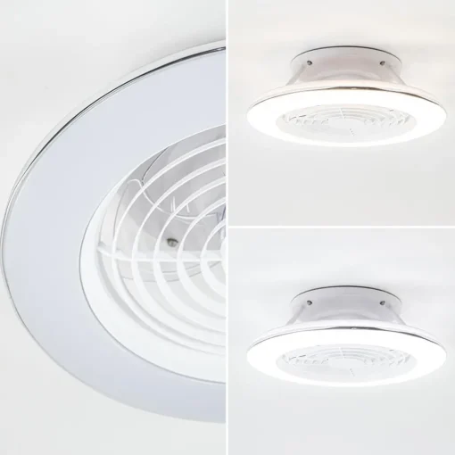 Straluma Moderne plafondventilator inclusief dimbaar LED klein> Plafondlampen|Plafondventilatoren met lamp