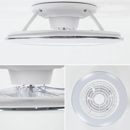Straluma Moderne plafondventilator inclusief dimbaar LED klein> Plafondlampen|Plafondventilatoren met lamp