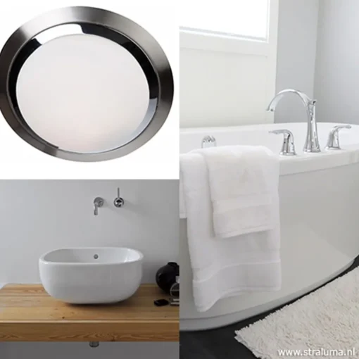 Straluma Moderne ronde plafonnière LED badkamer> Plafondlampen|Plafonnières