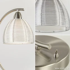 Straluma Moderne tafellamp draad staal aluminium></noscript> Draadlampen|Slaapkamerlampen
