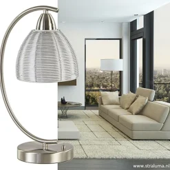 Straluma Moderne tafellamp draad staal aluminium></noscript> Draadlampen|Slaapkamerlampen