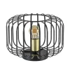Straluma Moderne tafellamp zwart met brons> Tafellampen|Draadlampen