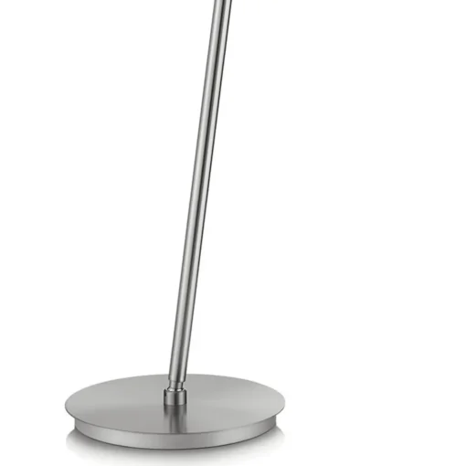 Straluma Moderne vloerlamp LED met touchdimmer - Nikkel> Vloerlampen|Leeslampen