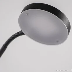 Straluma Moderne vloerlamp zwart met dimbaar LED><noscript><img width=