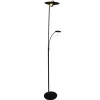 Straluma Moderne vloerlamp-uplighter LED zwart> Vloerlampen|Leeslampen