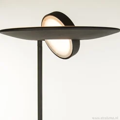 Straluma Moderne vloerlamp-uplighter LED zwart><noscript><img width=
