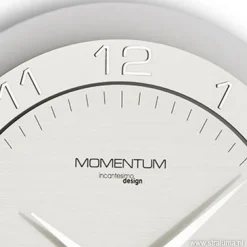 Straluma Moderne wandklok rond RVS keuken/kantoor></noscript> Moderne Verlichting
