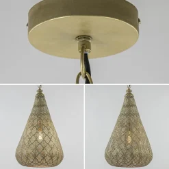 Straluma Oosterse hanglamp kegel goud groot></noscript> Hanglampen|Pendel Lampen