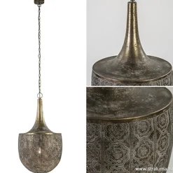 Straluma Oosterse hanglamp Tanya Light & Living></noscript> Eettafellampen|Light and Living