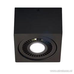 Straluma Opbouwspot box zwart 1-lichts led> Plafondlampen|Opbouwspots