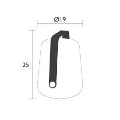 Straluma Oplaadbare buitenlamp IP44 grijs> Tafellampen|Buitenlampen