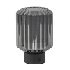 Straluma Oplaadbare LED tafellamp op batterij titanium/zwart> Tafellampen|Woonkamerlampen