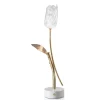 Straluma Oplaadbare LED tafellamp Tullip wit/goud> Tafellampen|LED Tafellampen