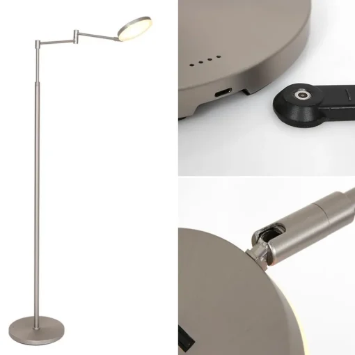 Straluma Oplaadbare LED vloerlamp op accu dimbaar> Vloerlampen|Leeslampen