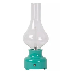 Straluma Oplaadbare tafellamp op batterij turquoise> Tafellampen|Eetkamerverlichting