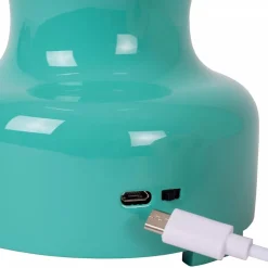 Straluma Oplaadbare tafellamp op batterij turquoise></noscript> Tafellampen|Eetkamerverlichting