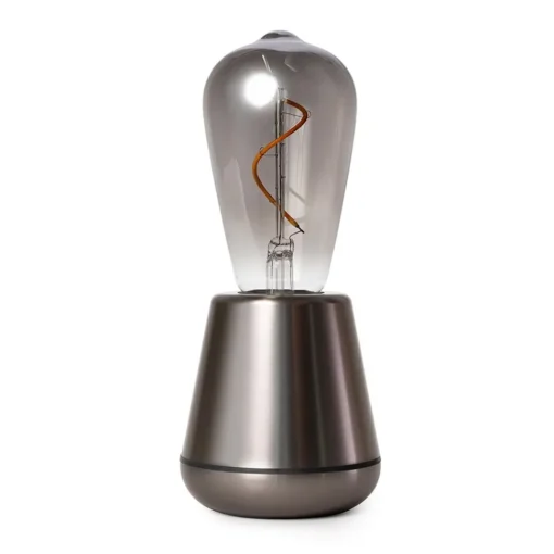 Straluma Oplaadbare tafellamp titanium met smoke lichtbron> Tafellampen|Woonkamerlampen