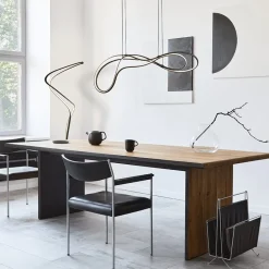 Straluma Organische LED hanglamp zwart dimbaar></noscript> Hanglampen|Eettafellampen