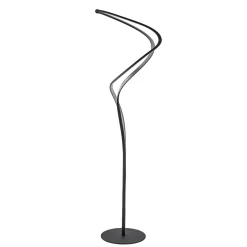 Straluma Organische vloerlamp zwart met dimbaar LED> Vloerlampen|Woonkamerlampen