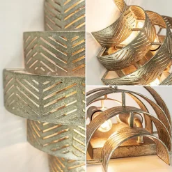 Straluma Oud zilveren wandlamp metaal excl snoer></noscript> Wandlampen|Decoratieve Verlichting