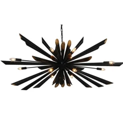 Straluma Ovale design hanglamp zwart metaal> Eettafellampen|Keukenverlichting