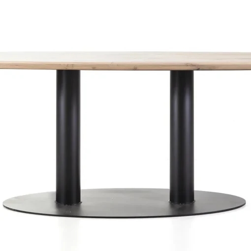 Straluma Ovale eetkamertafel eiken naturel 300x120 cm> Eettafels