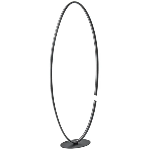 Straluma Ovale LED vloerlamp zwart inclusief dimmer> Vloerlampen|LED Vloerlampen