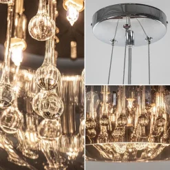 Straluma Pearl Raindrops hanglamp aanbieding!></noscript> Eettafellampen|Pearl