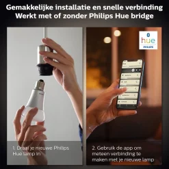 Straluma Philips Hue e27 2-pack mat 2700k></noscript> Smart lampen|Philips Hue