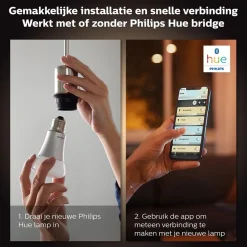 Straluma Philips Hue 8.5w e27 white ambiance BT></noscript> Smart lampen|Philips Hue