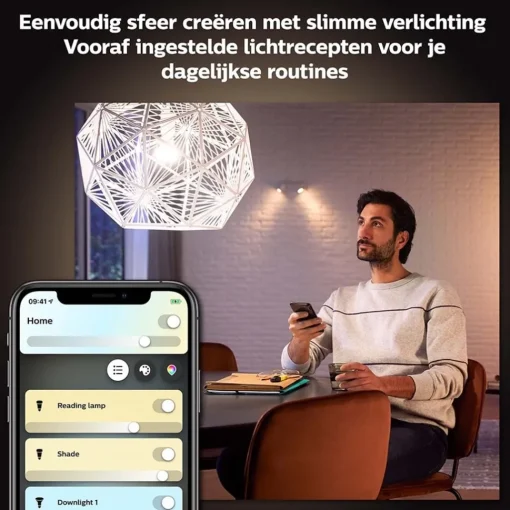 Straluma Philips Hue 5.2w gu10 2700k Bluetooth> Smart lampen|Philips Hue