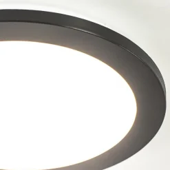 Straluma Plafondlamp Anne 26cm zwart 3-switchdim></noscript> Plafondlampen|Plafonnières