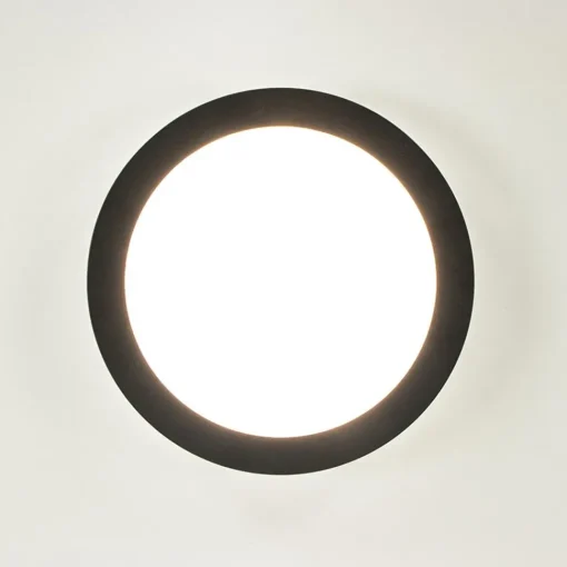Straluma Plafondlamp Anne 26cm zwart 3-switchdim> Plafondlampen|Plafonnières