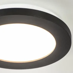 Straluma Plafondlamp Anne 17cm zwart 3-switchdim></noscript> Plafondlampen|Plafonnières