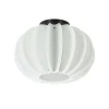 Straluma Plafondlamp Arena 30cm zwart/kap wit> Plafondlampen|Design Verlichting