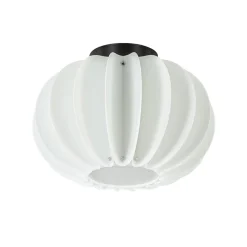 Straluma Plafondlamp Arena 30cm zwart/kap wit> Plafondlampen|Design Verlichting