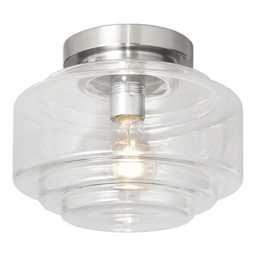 Straluma Plafondlamp Art Deco helder glas> Plafonnières|Woonkamerlampen