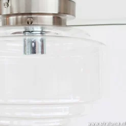 Straluma Plafondlamp Art Deco helder glas></noscript> Plafonnières|Woonkamerlampen