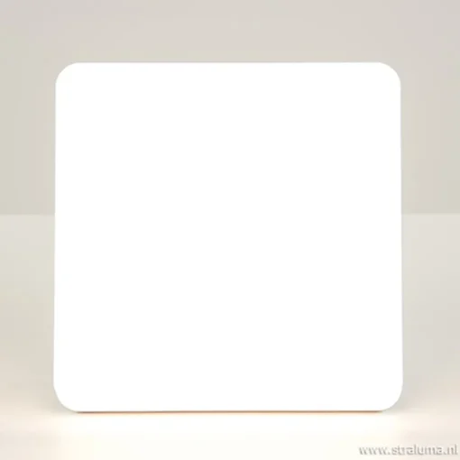 Straluma Plafondlamp Basic Square 26cm wit> Plafondlampen|Plafonnières