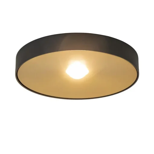 Straluma Plafondlamp Bright 26 zwart/matgoud> Plafondlampen|Opbouwspots