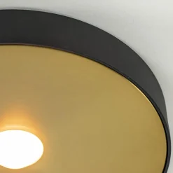 Straluma Plafondlamp Bright 26 zwart/matgoud></noscript> Plafondlampen|Opbouwspots